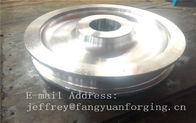 4140 42CrMo4 SCM440 Alloy Steel Rail Forged Wheel Blanks Quenching And Tempering Finish Machining Mine Industry