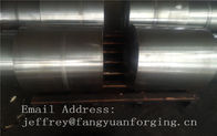 17CrNiMo6 31CrMOV9 Alloy Steel Forged Shaft  Heat Treatment And Machined