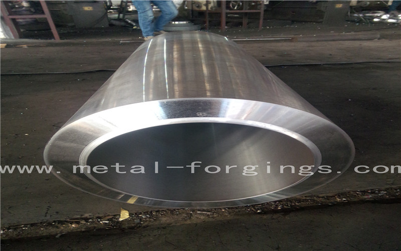 EN10222-2 P280GH 1.0426  Carbon Steel metal sleeves Forged Cylinder  Normalized Q + T Proof Machined