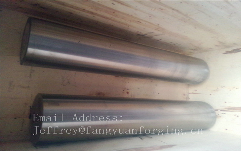 Stainless Steel Forging Round Bar Rough Machined , Custom Forgings