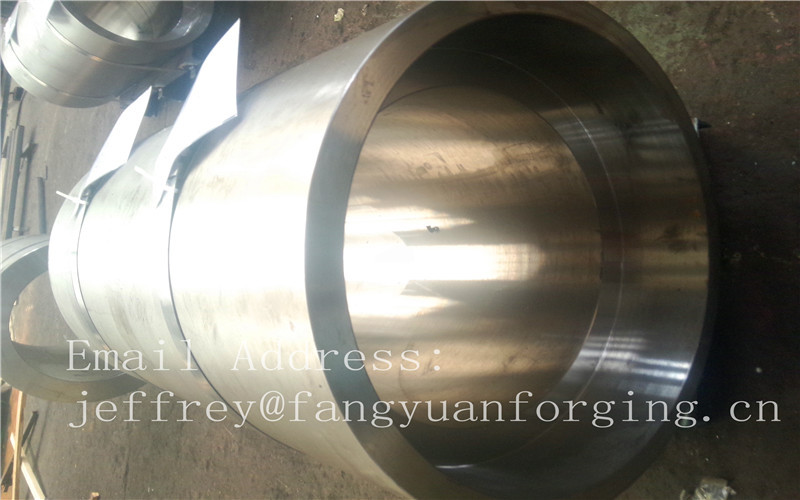 S S Forged Steel Products / Forged Ring Flange Cylinder With Machining