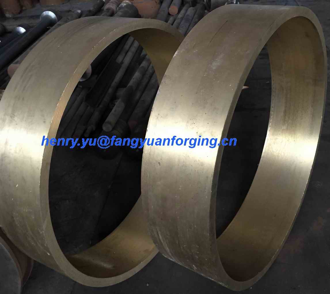 Custom Forged And Rolled Copper Rings / Metal Ring Rolling Forging